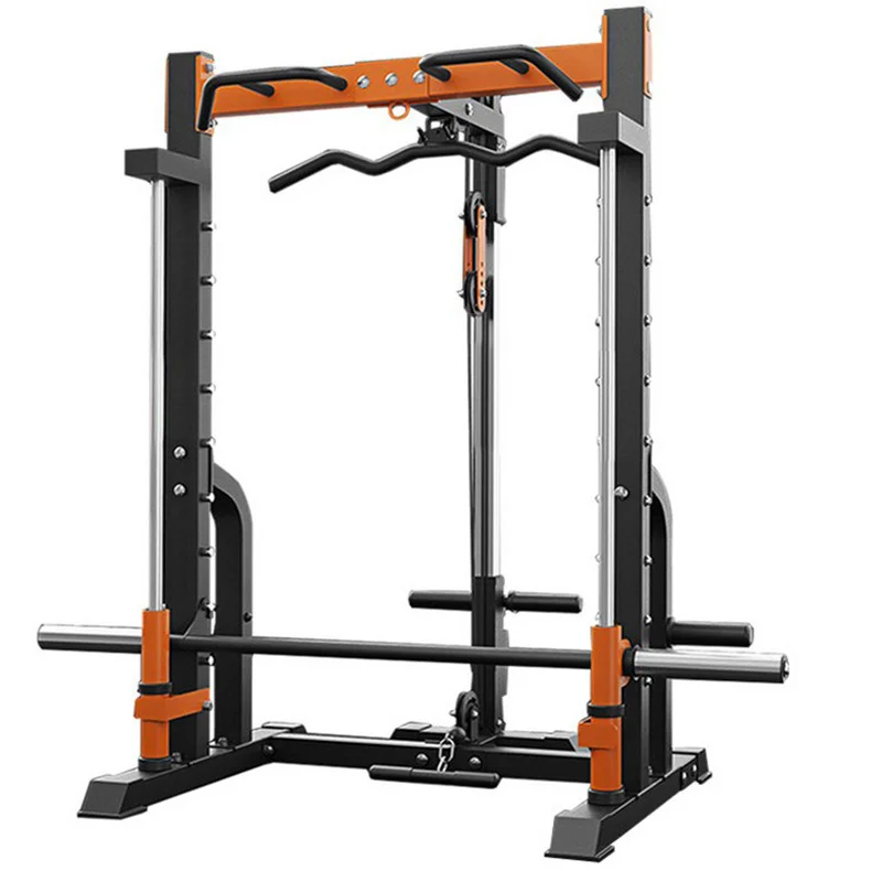 

Commercial wholesale fitness equipment Smith machine household power cage gym multifunctional squat rack Smith machine