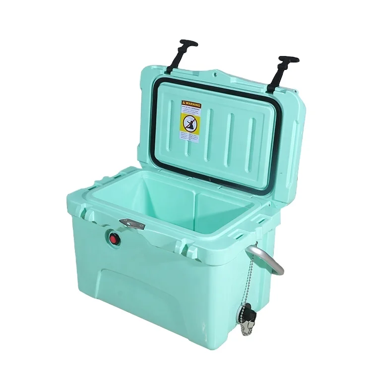 

45QT LLDPE Plastic Insulated Portable Rotomolded Ice Chest Coolers, White,green,coffee, customized colors