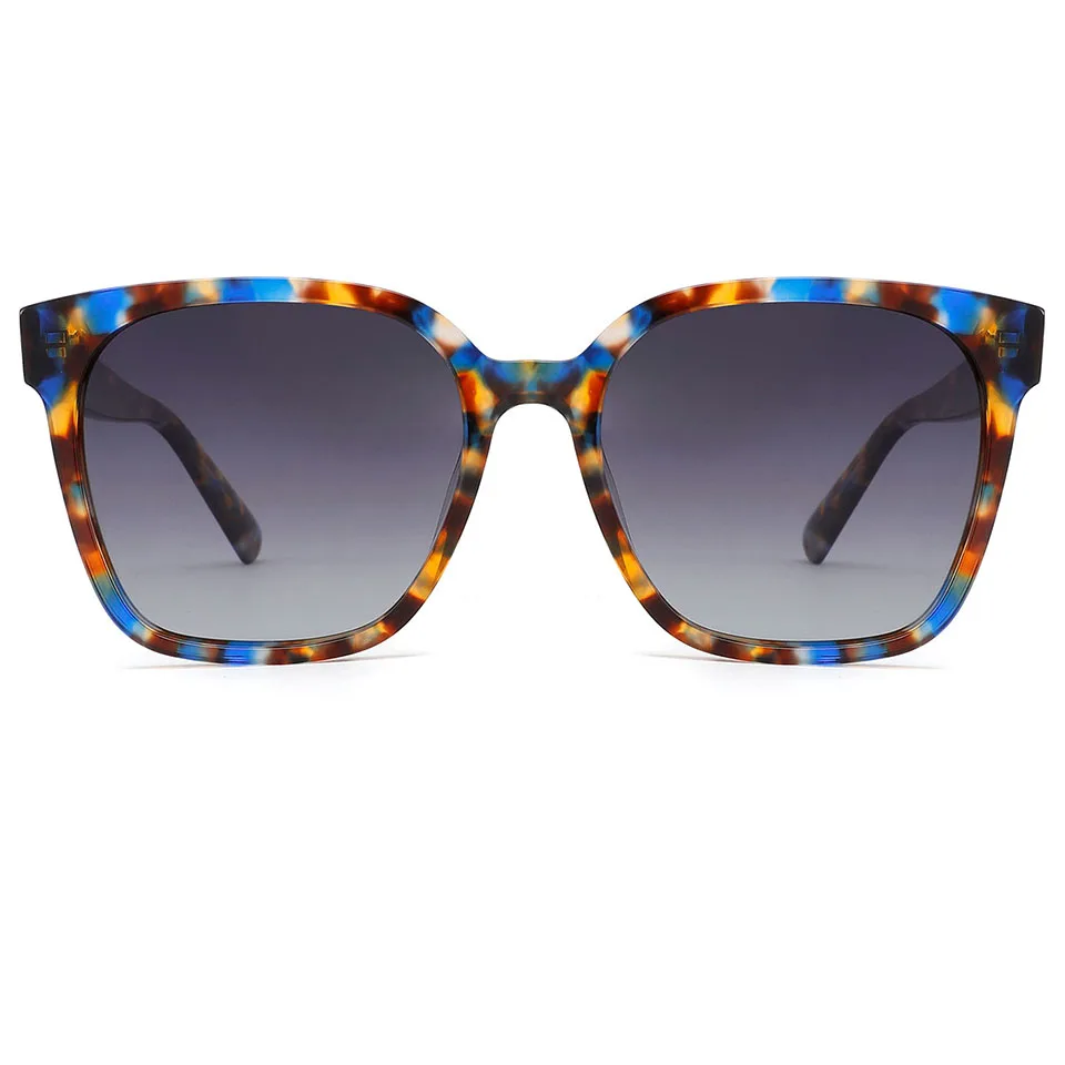 

Square Acetate Polarized Sunglasses fancy frame high end acetate sunglasses ready stock