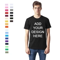 

Fashion Wholesale 100% Cotton Men T Shirt Solid Color Blank Custom Design Your Own Logo Oversized