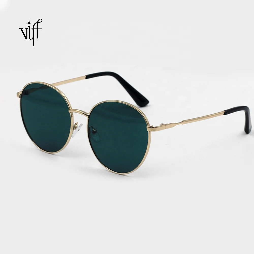 

VIFF Sunglasses HM19323 Stylish Design Round Metal Frame Custom Logo Vintage Sunglasses