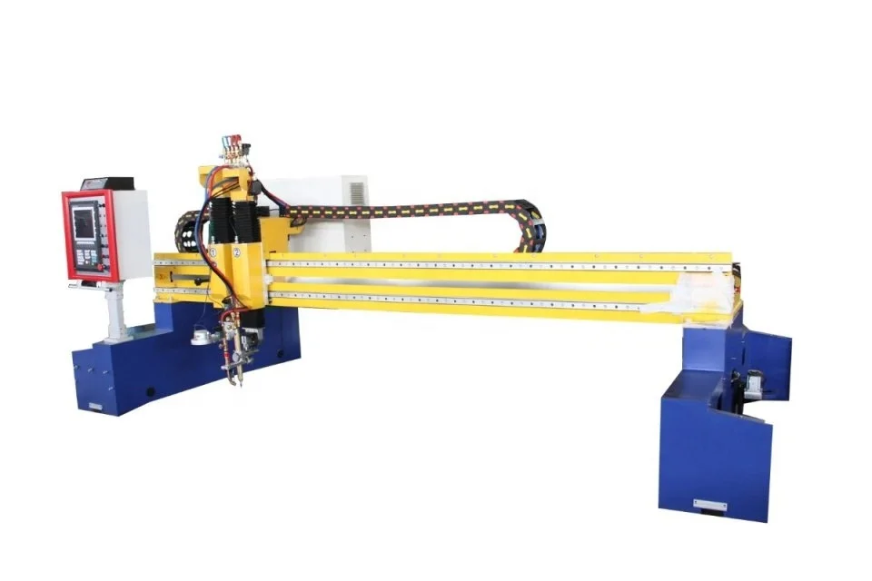 china factory supply light gantry CNC plasma flame cutter machine cutting metal steel plate model 4080