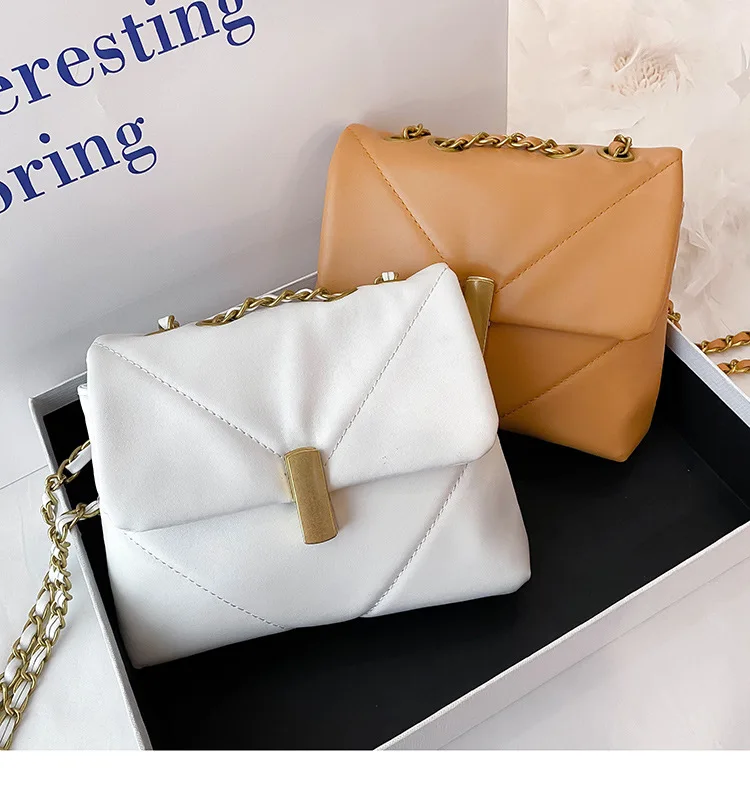 

New trend small purse fashion handbag chain cross-body shoulder bag latest designer clutch bag, Colorful