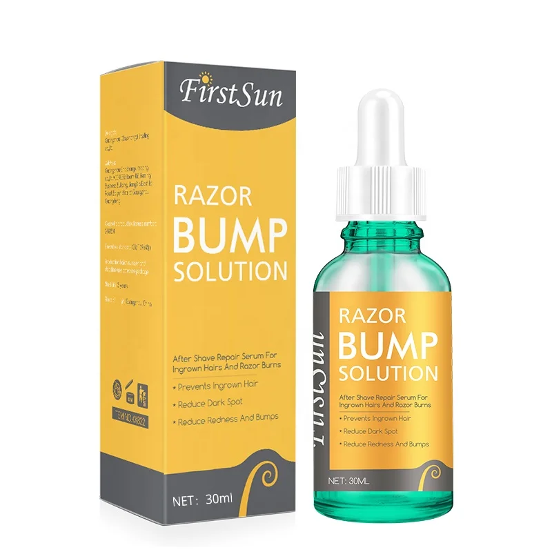

Private label treatment serum for razor bump to prevent ingrown hair after shave