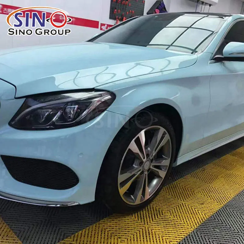 Glacier Blue Car Stickers Vinyl Car Protection Anti Stratches Decoration Film Changes Color TPU Car Vinyl