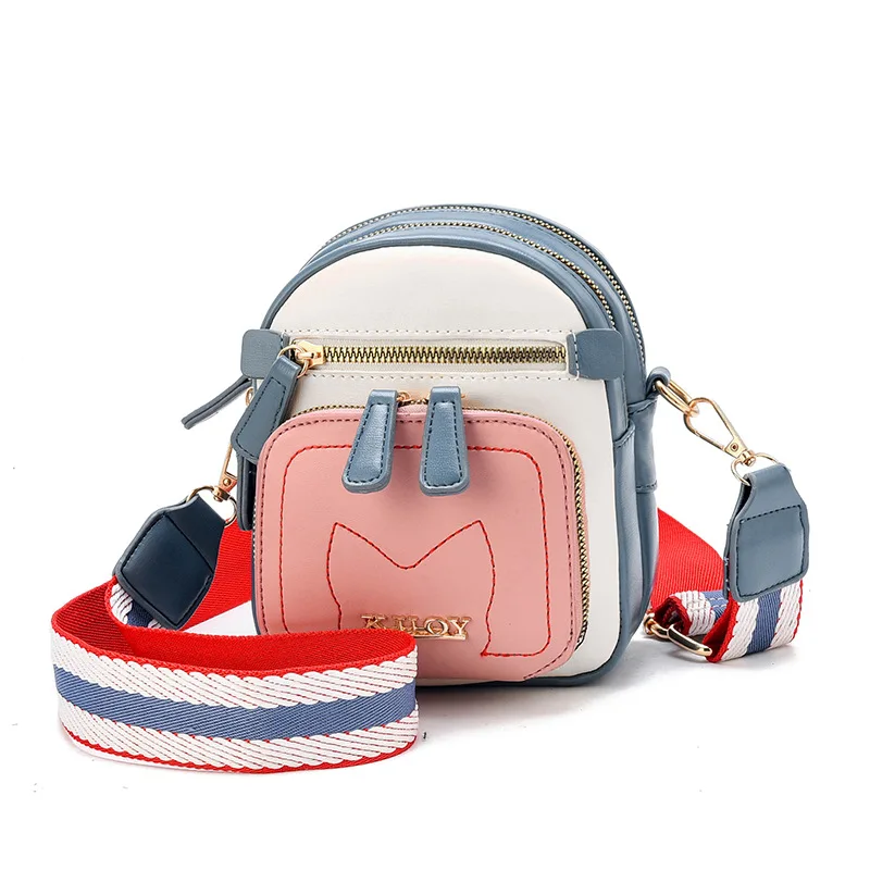 

2021 New Fashion New Women Shoulder Bags Mini Women Messenger Bag Top Quality Phone Pocket Women Small Bags, Black,pink
