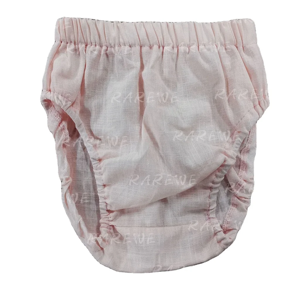 

New arrival warm and super soft shorts elegant and stylish girls' shorts Solid color boy's shorts Pure Cotton Bummies for Kids, Light pink