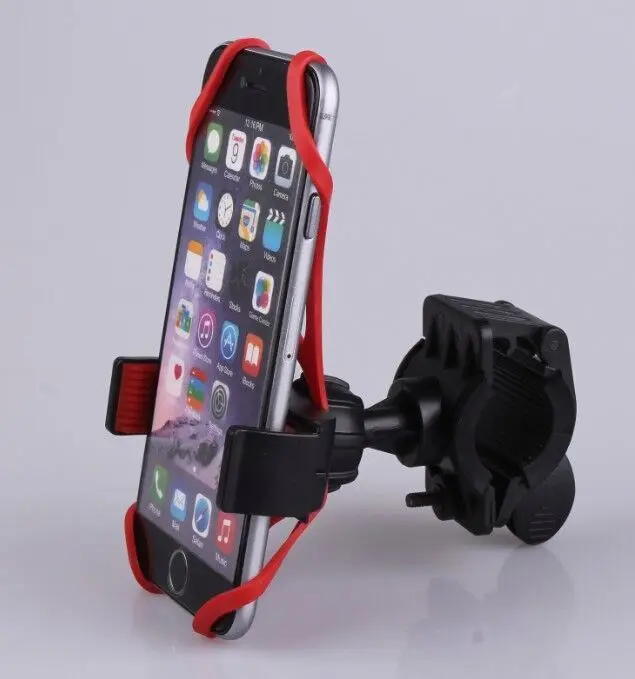 

New arrivals bike phone holder REKfh bicycle mount 360 degrees rotation bike phone holder, Black red