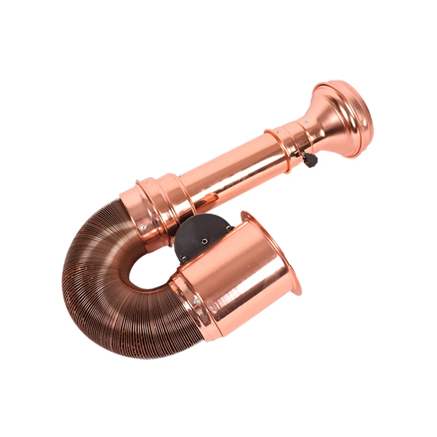 Pinnovo Stainless Steel Flexible Bbq Exhaust Smoke Pipe Korean Exhaust