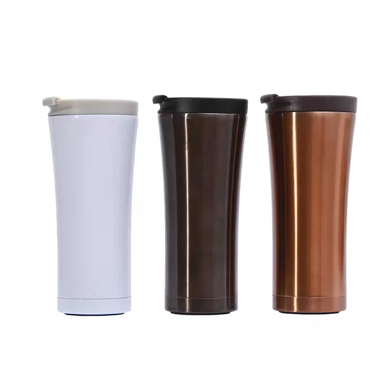 

500ml New stainless steel vacuum mug portable car coffee mug office gift mug custom wholesale