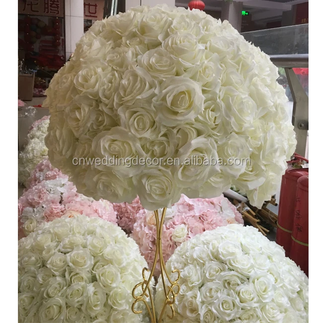 Wedding Artificial Round Silk Flower Arrangement Ball Centerpiece Buy