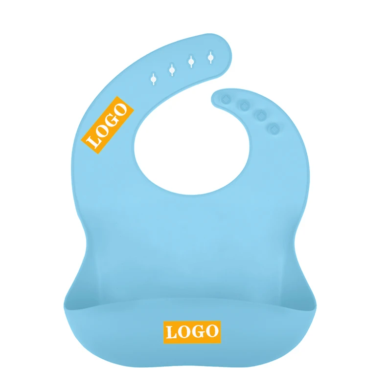 Baby Bibs Wholesale Customized Waterproof Bib Bpa Free Adjustable Easy