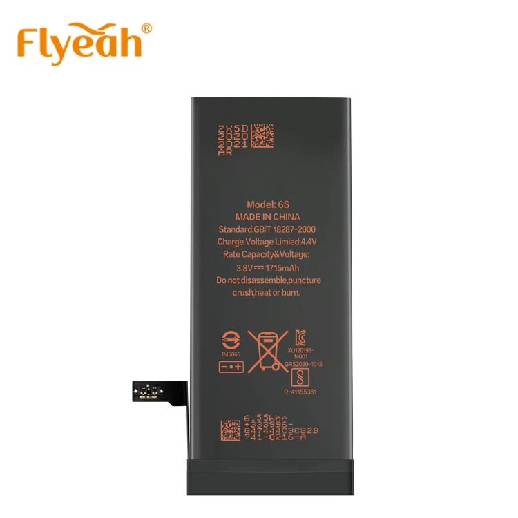 

100% Brand new custom china new mobile phone batteries for apple iphone 6s battery replacement wholesale