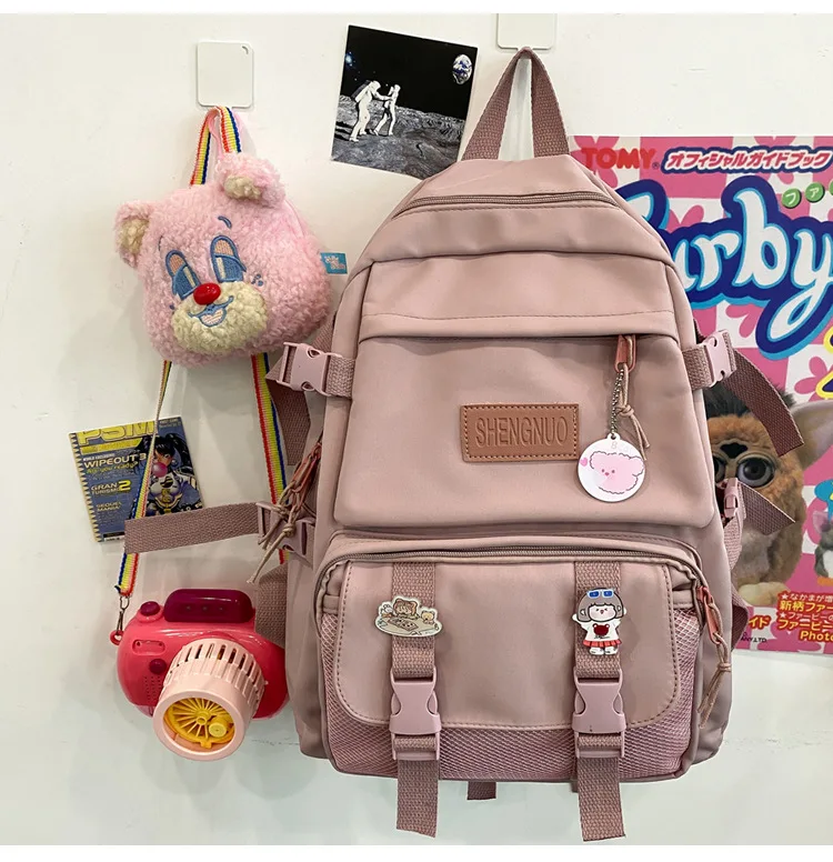 

Factory Wholesale Custom Logo Backpack Bag Girls Children School Adult School Bag For School Girls, Many colors