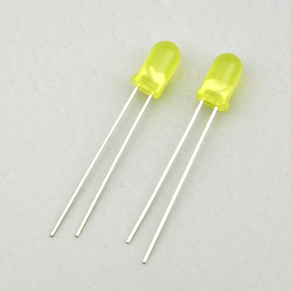 5mm Yellow Diffused Edge Emitting Diode And Led Electroluminescente Experiment Equivalent Circuit For Sale