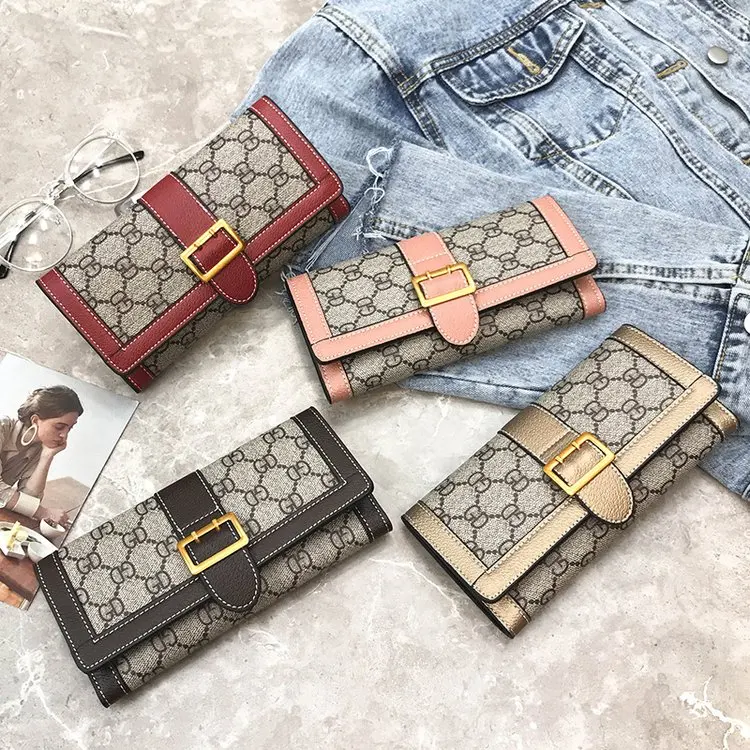 

Luxury Ladies Famous Long Purse Brand Females Wallet For Women, Picture