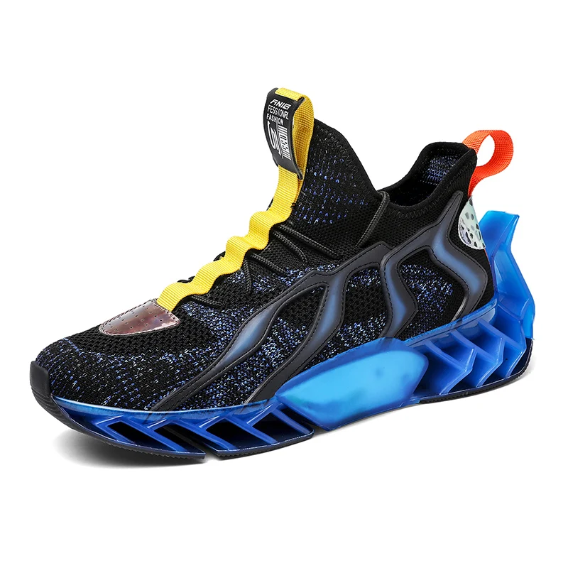

2021 Classic Fashion Shock Absorption Shoes Male New summer breathable mesh surface fashion casual thick bottom sports running, Multiple colors
