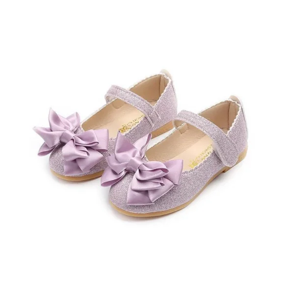

UP-0372J Autumn Soft sole baby shoes wholesale girls dress glitter shoes
