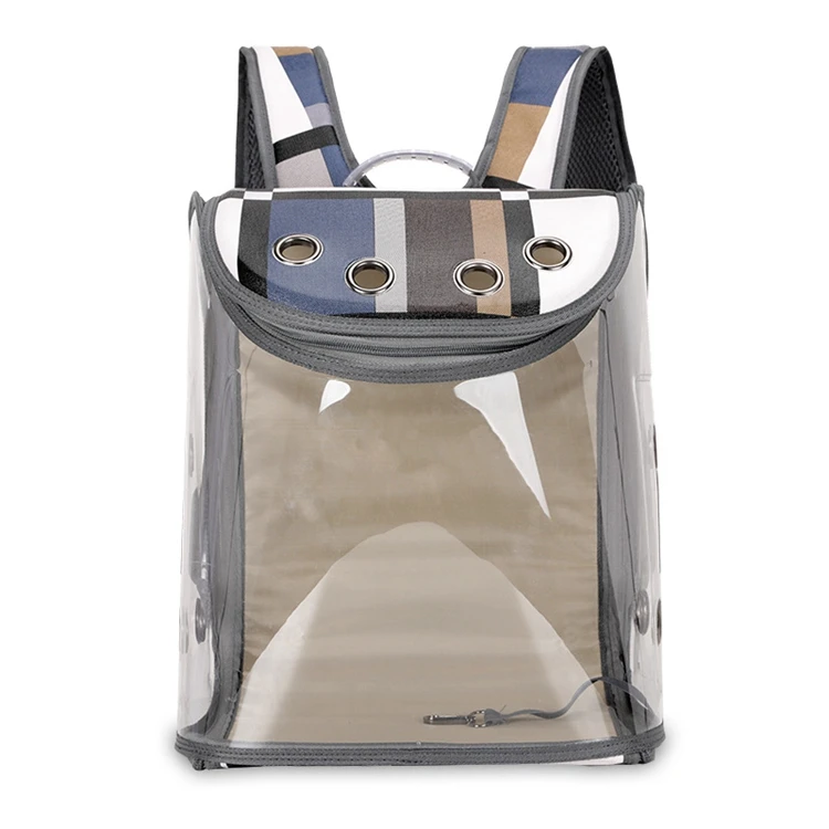 

2020 hot sale Space Capsule Pet Carrier Bag cute zipper Pet Travel Backpacks, Gray/blue/pink/lattice