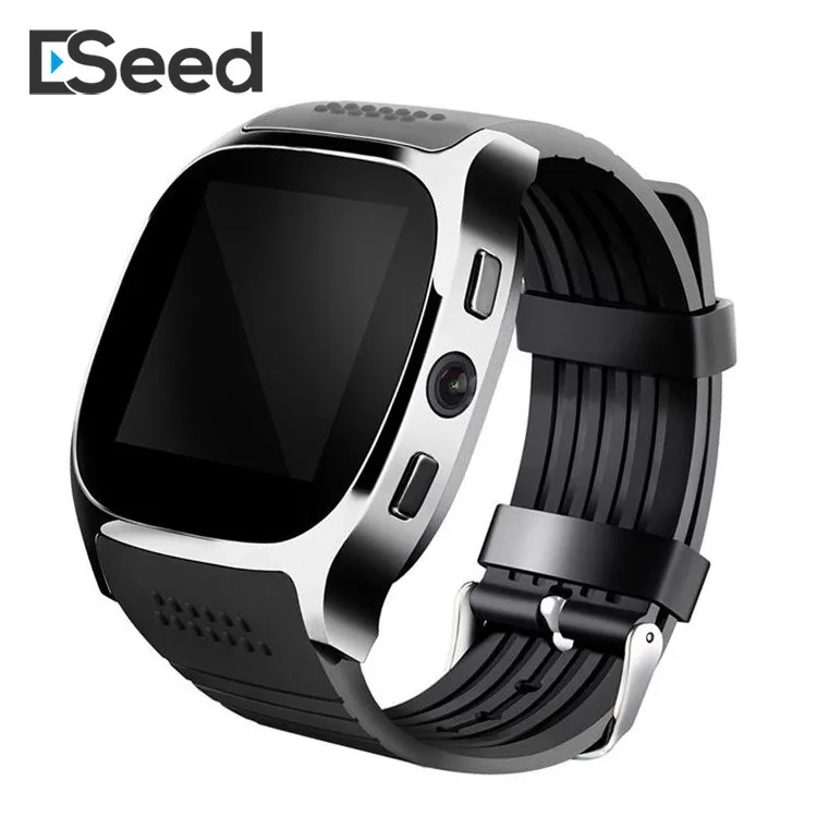 

T8 BT Smart watch smartwatch reloj inteligente Pedometer Support SIM TF Card With Camera Sync Call Message pk DZ09 U8 Q18