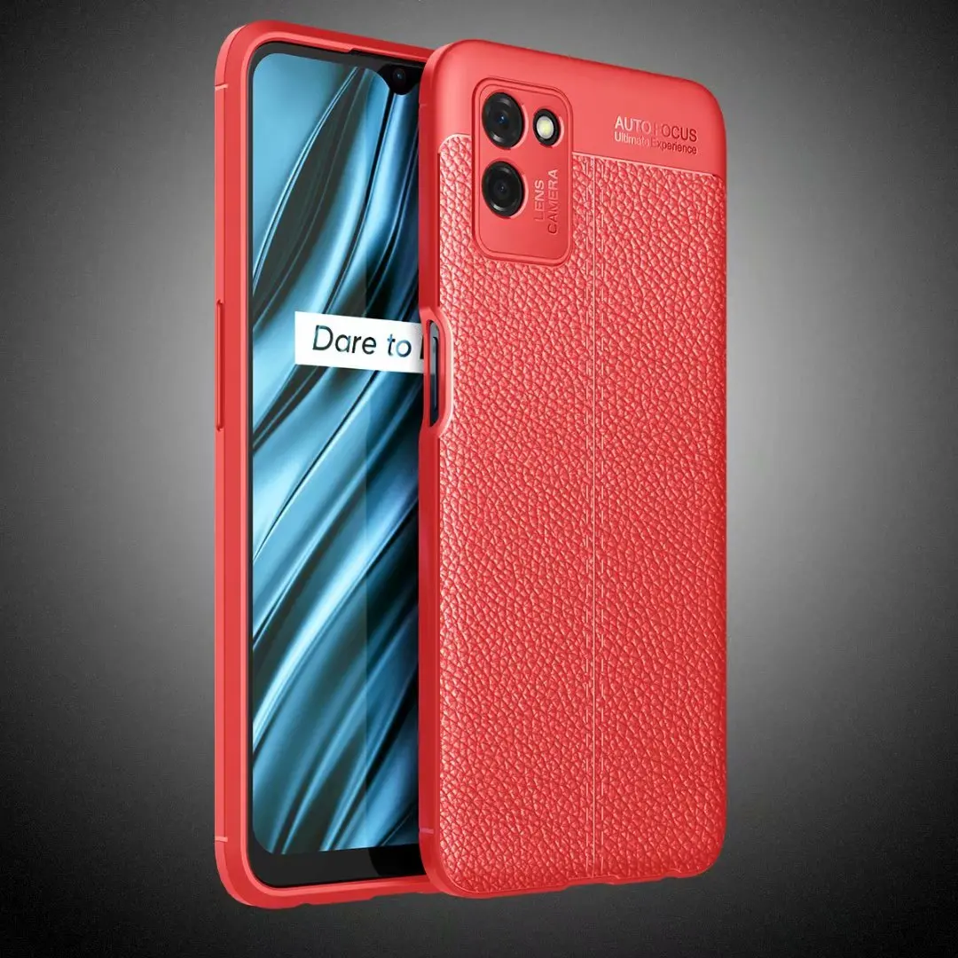 

For oppo realme v13 5G/realme 8 5G Case Luxury Ultra Leather Rugge Soft Shockproof Cover, As pictures