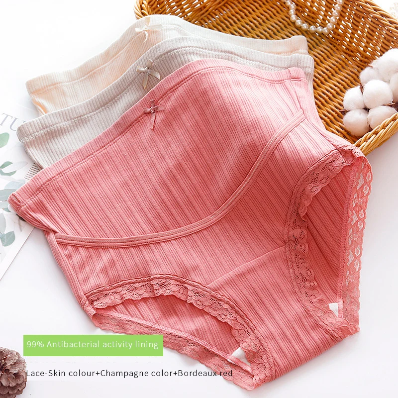 Best selling  model of pregnant women's underwear with high waist and abdomen