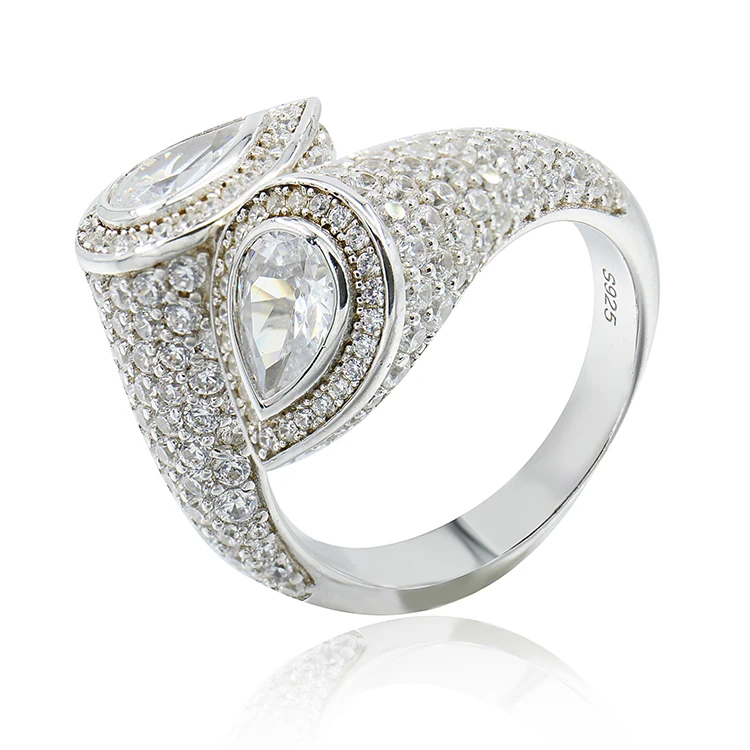 

Hot Selling Custom Women Ring Silver Jewlry With Low Price