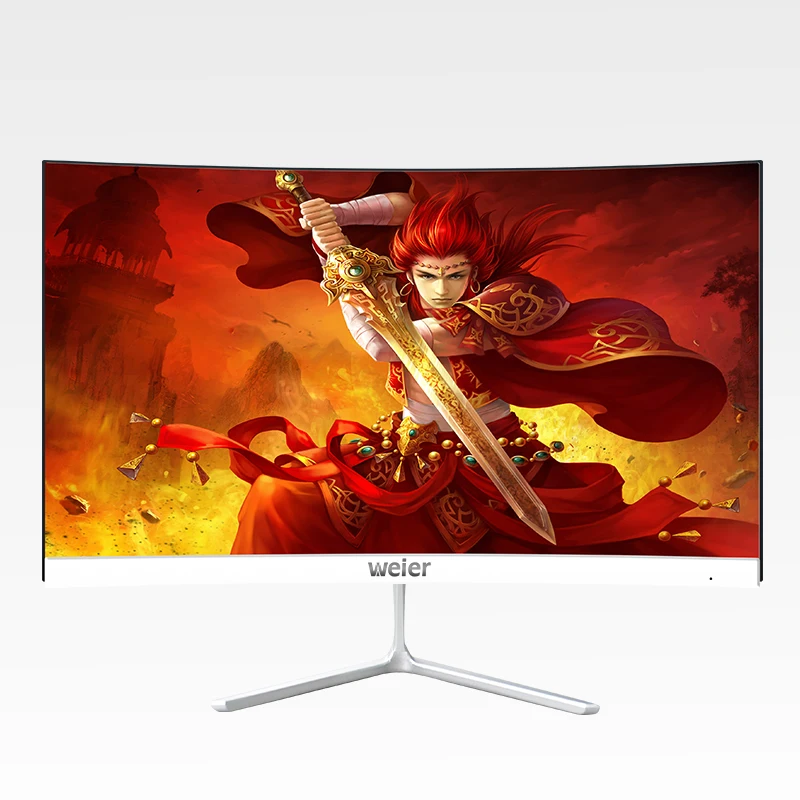 

weier 27 inch slim 4K 144hz led lcd curved gaming Monitor lcd monitor