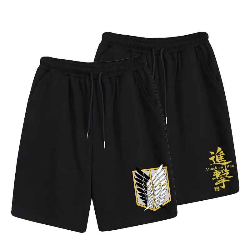 

Attack TPant men's and women's sweatpants anime shorts investigation team wings of freedom Allen soldier long casual pants