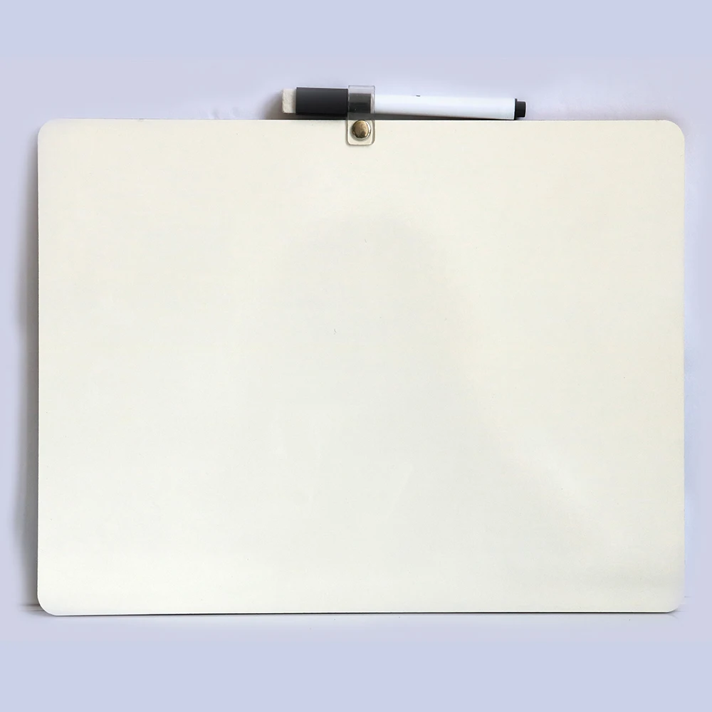 
portable home school dry erase ruled lap board kids white board double sided 9x12 inch 
