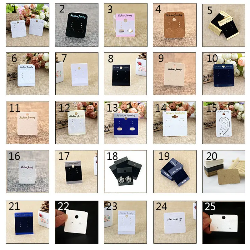 Paper Cards With Clear Self-Sealing Opp Plastic bag