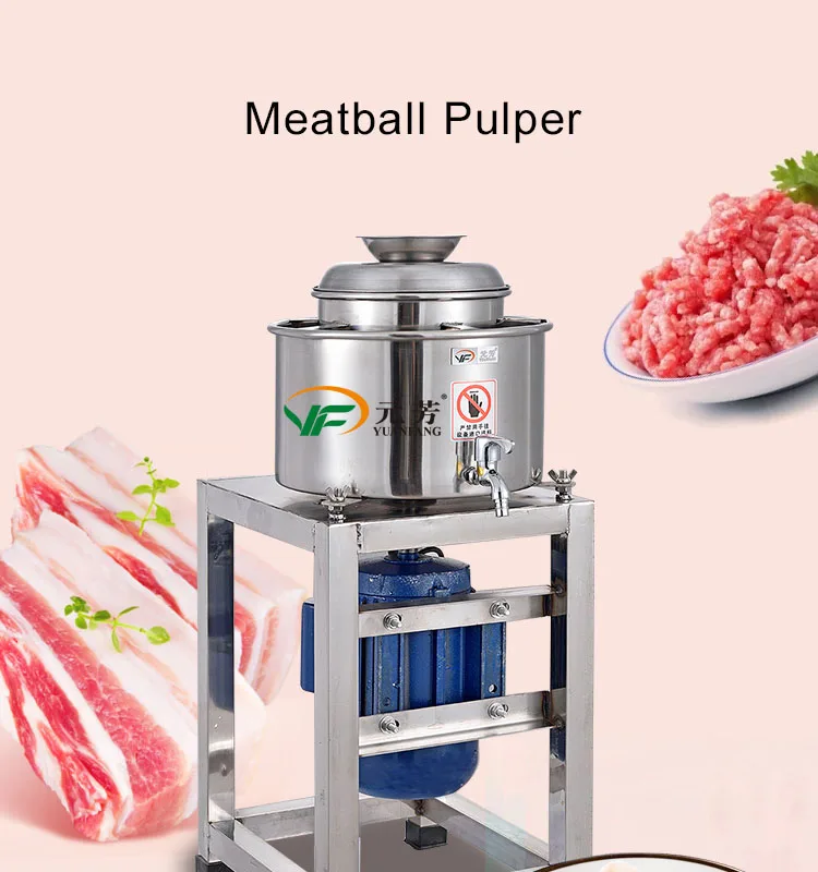 Electric Meatball Beater Machine Shrimp Slippery Maker Meat Mud Making