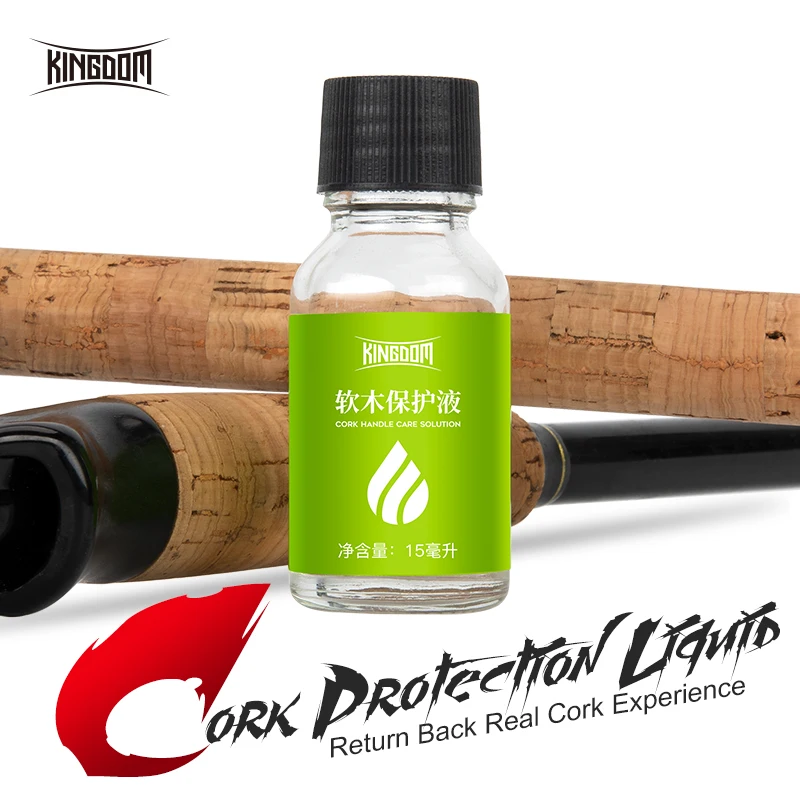 

Fishing Hook Carbon Steel Fishing Rod Liquid Cork Handle Protection Liquid For Cork FIshing Rod Protection, 2 colors