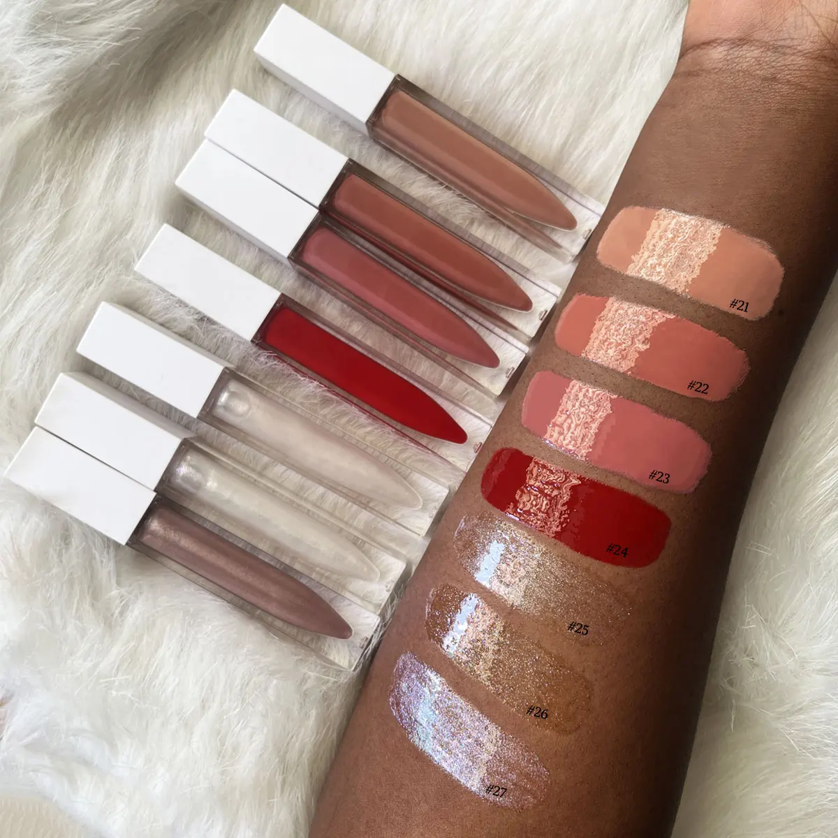 Private Label Vendors No Sticky High Pigment Cosmetics Vegan Cruelty Free High Quality 40 Colors Lip Gloss