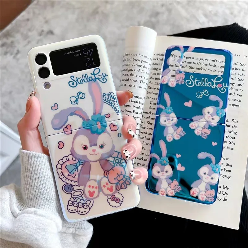 

Fashion cartoon mouse phone case for Samsung zfip3 folding screen phone cover forSamsung new phone