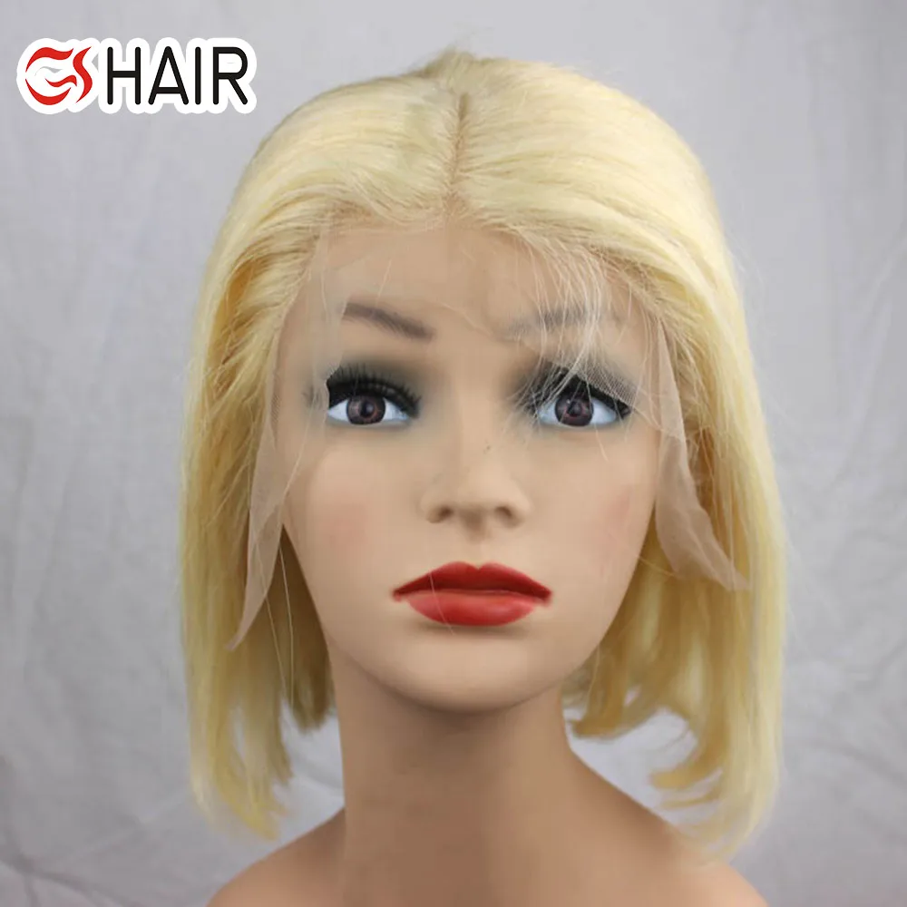 

Wholesale 613 Blonde Bob Lace Front Wig,Brazilian Hair Straight Wig Human Hair,Hair factory 13x6 Long Lace Wig Human Hair