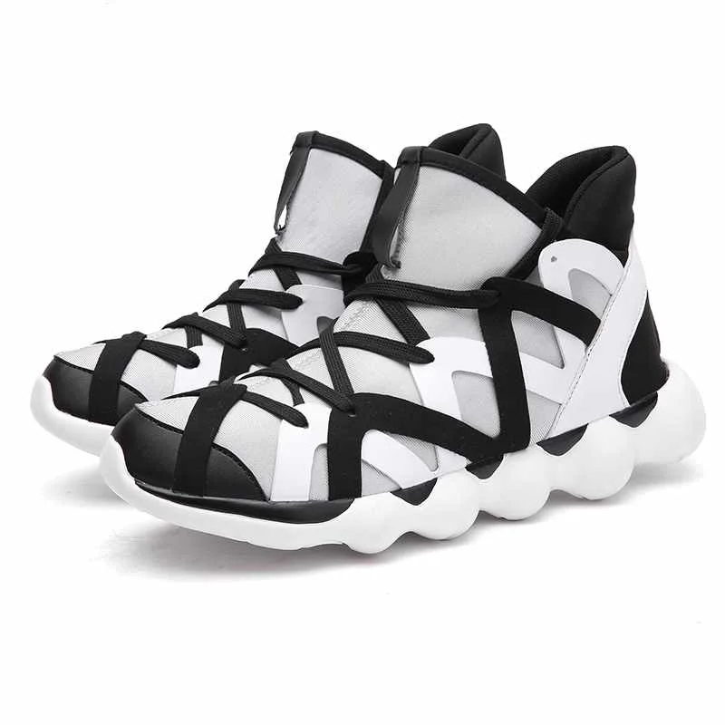 

High quality cheap best fashion oem sport shoes men high upper refreshing sneakers