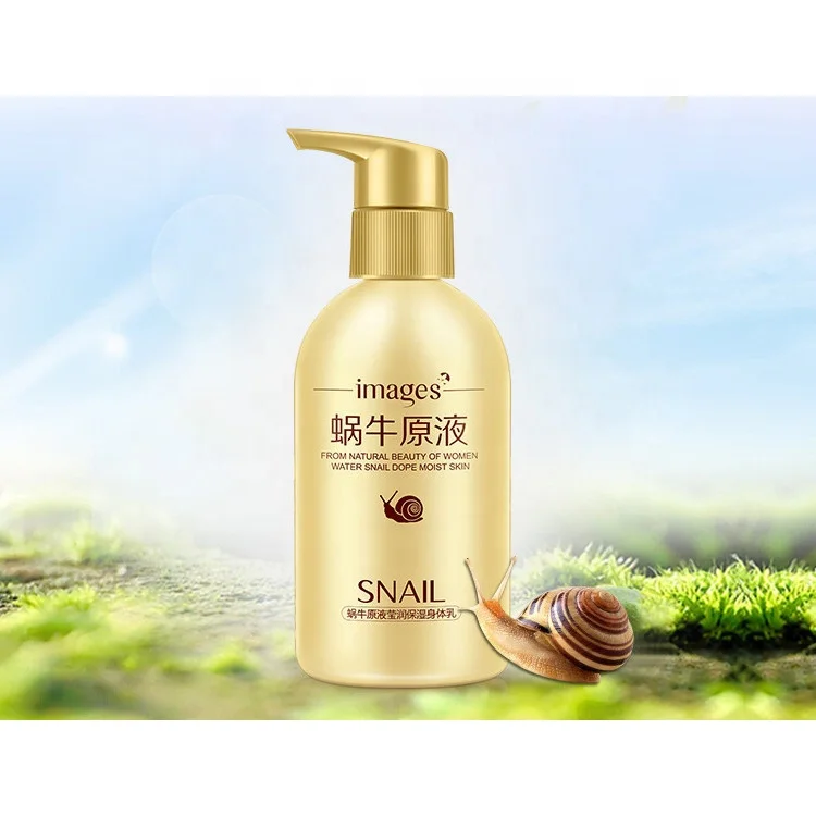 

YANMEI Snail moisturizing Body Lotion Private Label Wholesale Snail Whitening nourishing Body milk Lotion