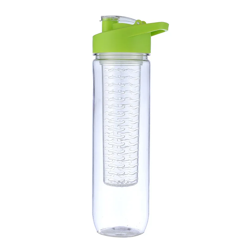 

BPA free 700ml New juice fruit infusion infuser plastic tritan sport drinking water bottle, Customized logo
