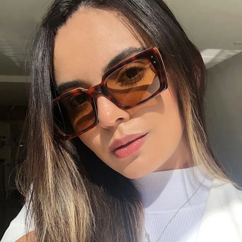

2021 Fashion Square Luxury sunglasses Men Women Sunglasses Trendy Sunglasses 2021