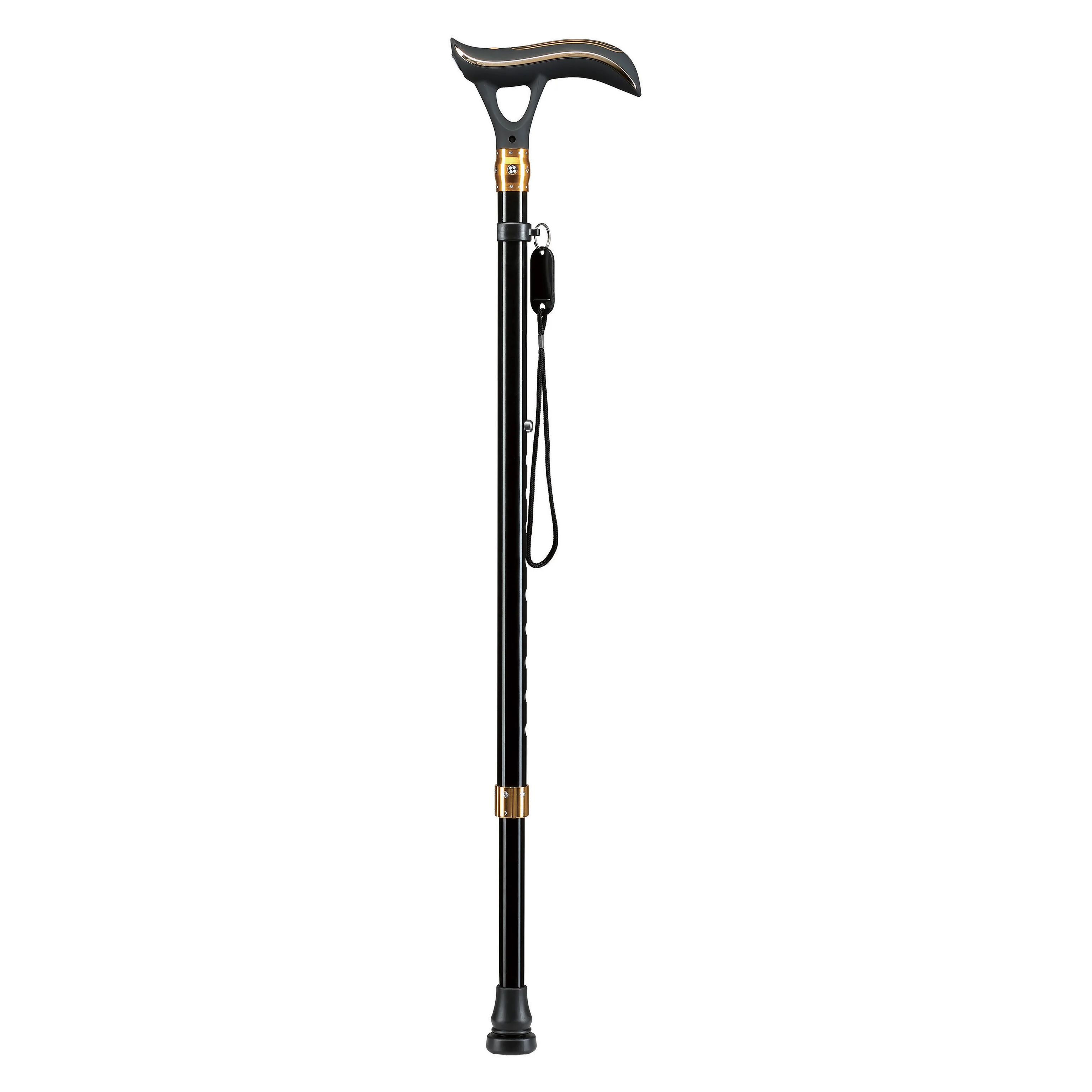 

Hot sale height adjustable walking stick, alarm safe cane, walking sticks with light for elder