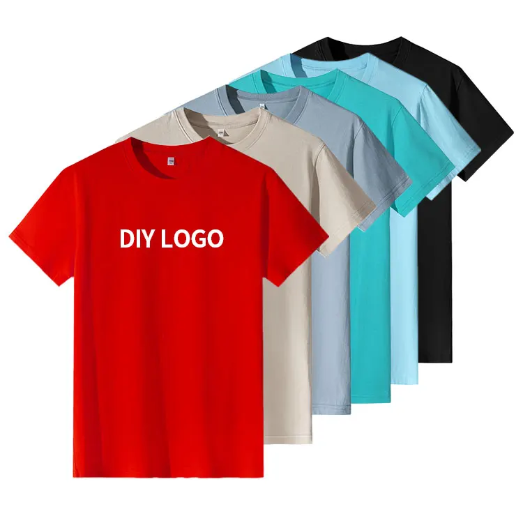 OEM New Design Custom Mesh Printed Wholesale Clothes Men's T-shirts Cotton t Shirt 240Gsm Weight Tshirts