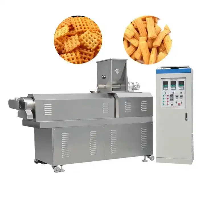 High Quality Twin Screw Doritos Corn Chips Machine Machines Automatic Fried snacks Food Production Line In China