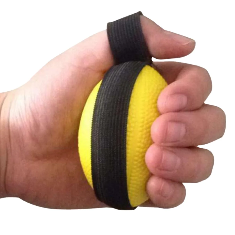 

TY Fitness Hand Expander Gripper Strengthen Exerciser Trainer Stress Relief Power Ball Egg-Shaped Grip Tool Forearm Exerciser, Yellow