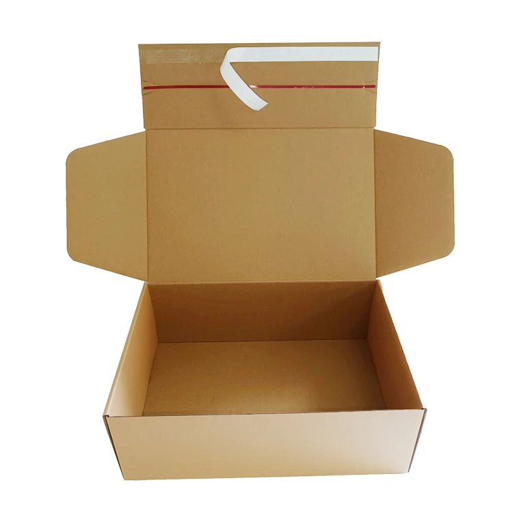 

Customized Cardboard Box Tear To Open Tear-Off Strip Zipper Zip Cardboard Mailer Paper Box Packaging Box