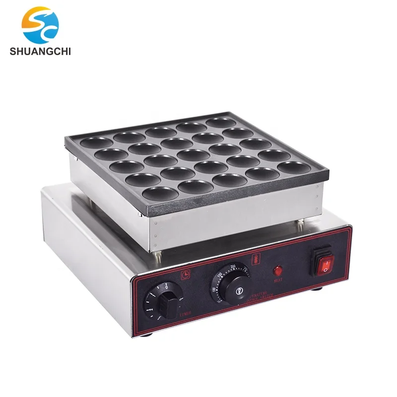 

RTS Stainless Steel Dorayaki Maker Machine Commercial Pancake Machine Electric Pancake Maker 25 pcs Snack Machine