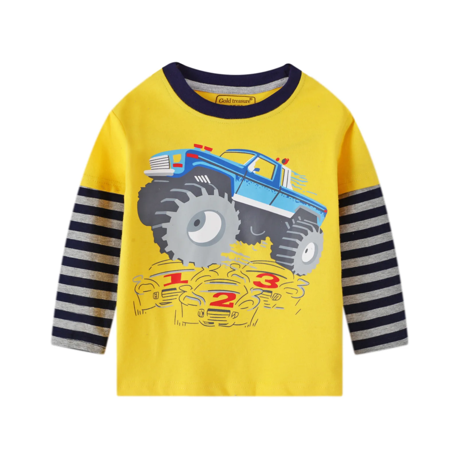 

Kids T-shirts Baby Long Sleeve T shirt Children Cartoon Print Clothes Long Sleeve Fashion Cotton Tees