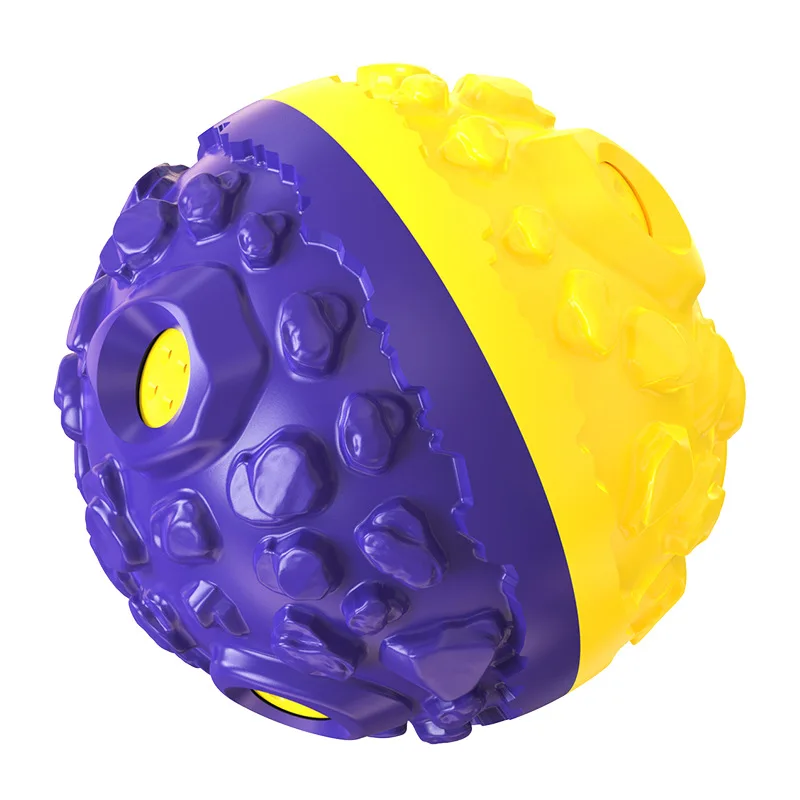 

Dog Chew Toys Tough Dog Toys With Natural Rubber For Large And Medium Small Dog Luxury Pet Training Toys Ball, Blue,yellow,red blue,yellow purple