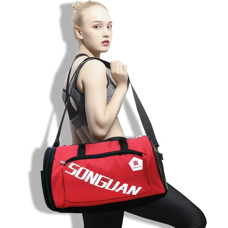 
SG8004 Unisex Outdoor Fitness Dry Wet Separation Sport Gym Duffle Bag With Shoe Compartment 