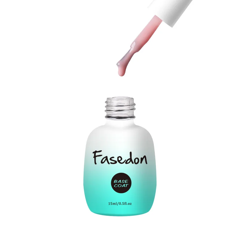 

Fasedon nail art supplies 15ml glossy effect primer uv gel polish long lasting easy apply base coat